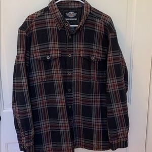 Harley-Davidson men’s plaid jacket size L